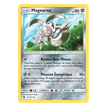 Découvrez Magearna, carte Peu commune de la série Tonnerre Perdu