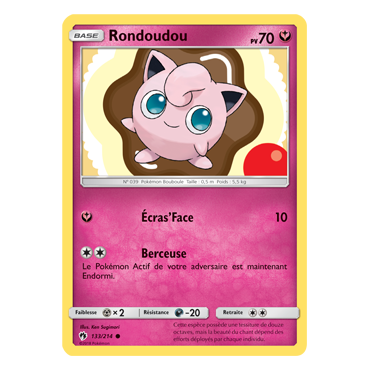 Découvrez Rondoudou, carte Commune de la série Tonnerre Perdu