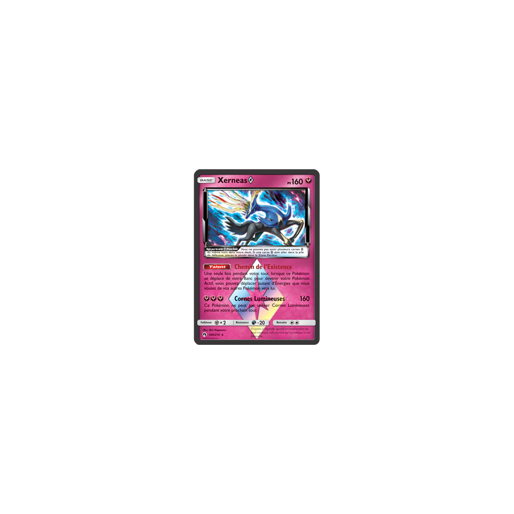 Découvrez Xerneas, carte Prisme Étoile rare de la série Tonnerre Perdu