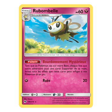 Découvrez Rubombelle, carte Rare de la série Tonnerre Perdu