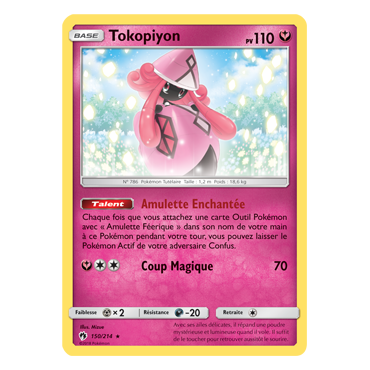 Découvrez Tokopiyon, carte Holographique rare de la série Tonnerre Perdu