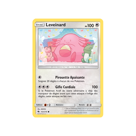 Leveinard 152/214 : Joyau Commune de l'extension Pokémon Tonnerre Perdu