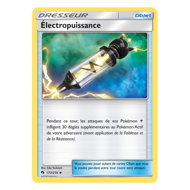 Électropuissance 172/214 : Joyau Peu commune de l'extension Pokémon Tonnerre Perdu