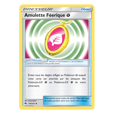 Carte Amulette Féerique - Peu commune de Pokémon Tonnerre Perdu 174/214