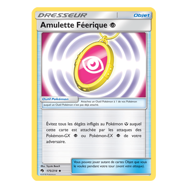 Carte Amulette Féerique - Peu commune de Pokémon Tonnerre Perdu 175/214