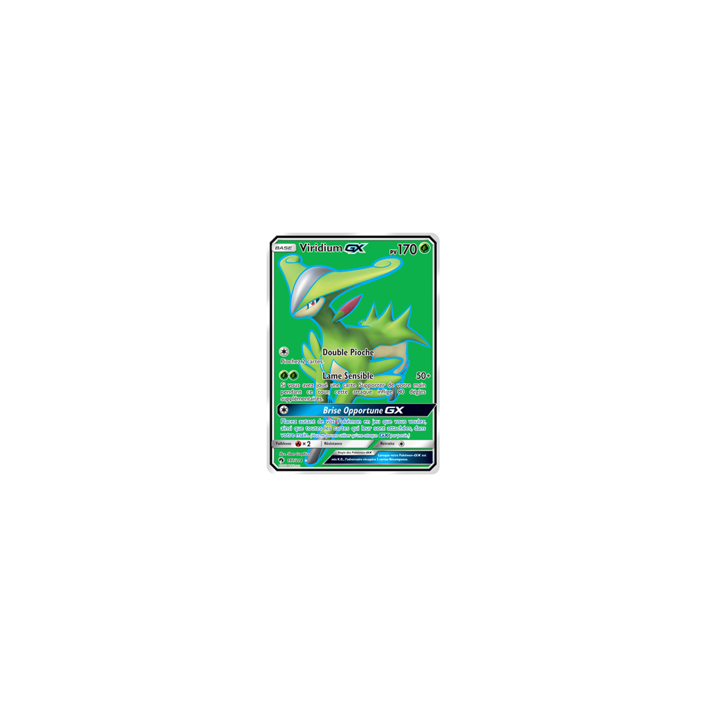 Viridium 197/214 : Joyau Ultra rare de l'extension Pokémon Tonnerre Perdu