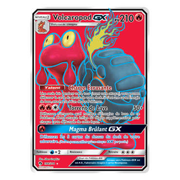 Volcaropod 198/214 : Joyau Ultra rare de l'extension Pokémon Tonnerre Perdu