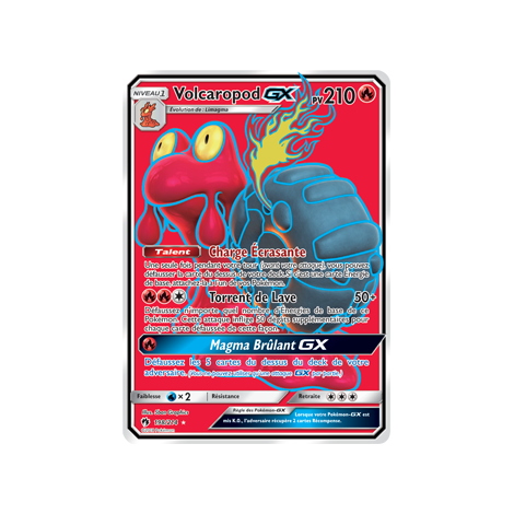 Volcaropod 198/214 : Joyau Ultra rare de l'extension Pokémon Tonnerre Perdu