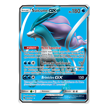Carte Suicune - Ultra rare de Pokémon Tonnerre Perdu 200/214