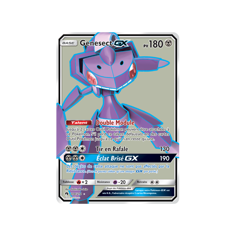 Genesect 204/214 : Joyau Ultra rare de l'extension Pokémon Tonnerre Perdu