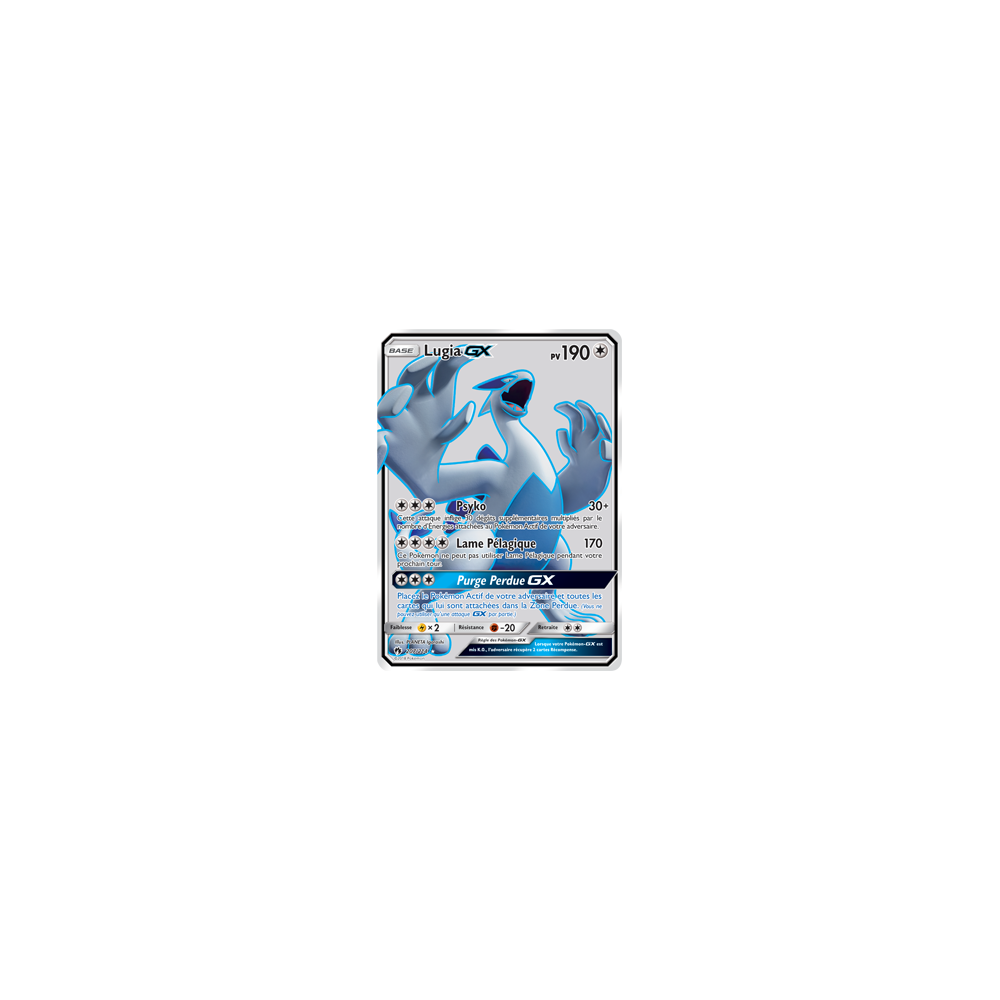 Carte Lugia - Ultra rare de Pokémon Tonnerre Perdu 207/214