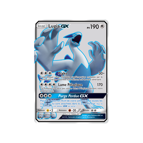 Carte Lugia - Ultra rare de Pokémon Tonnerre Perdu 207/214