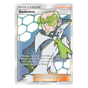 Carte Saubohne - Ultra rare de Pokémon Tonnerre Perdu 208/214