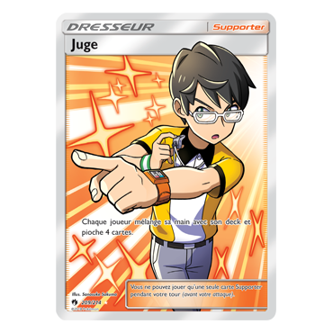 Juge 209/214 : Joyau Ultra rare de l'extension Pokémon Tonnerre Perdu
