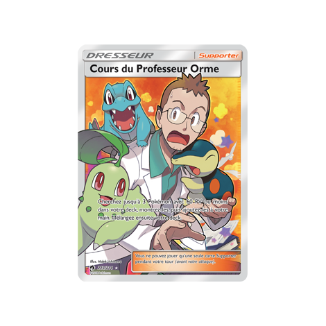 Cours du Professeur Orme 213/214 : Joyau Ultra rare de l'extension Pokémon Tonnerre Perdu