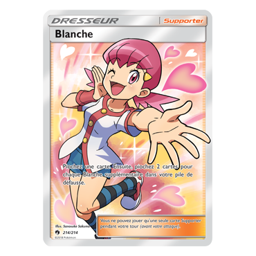 Carte Blanche - Ultra rare de Pokémon Tonnerre Perdu 214/214