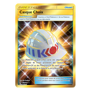 Casque Choix 229/214 : Joyau Holographique rare de l'extension Pokémon Tonnerre Perdu