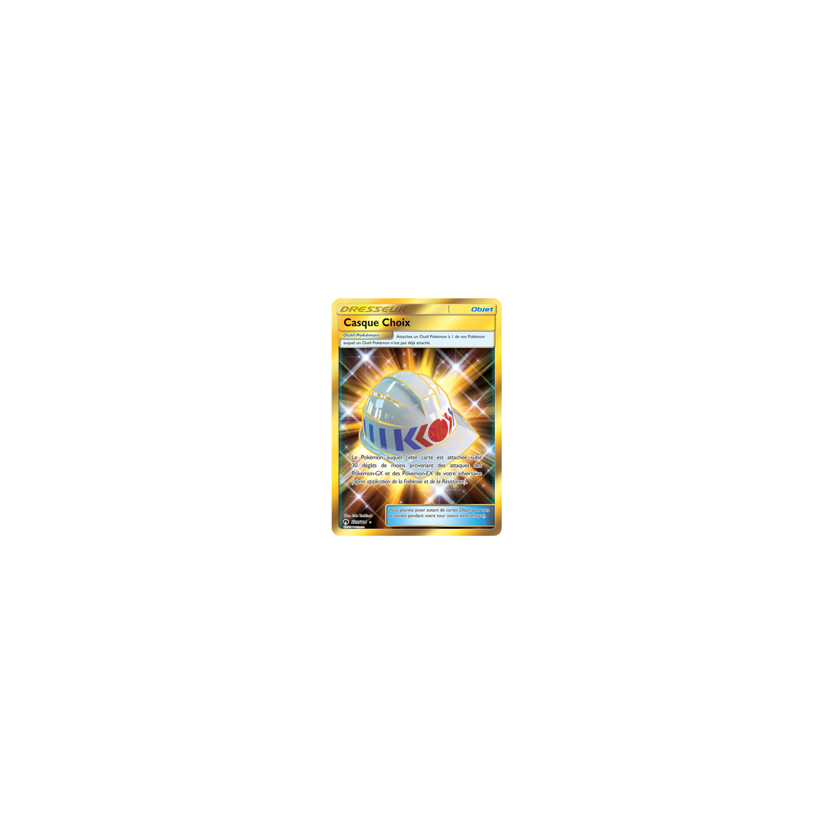 Casque Choix 229/214 : Joyau Holographique rare de l'extension Pokémon Tonnerre Perdu