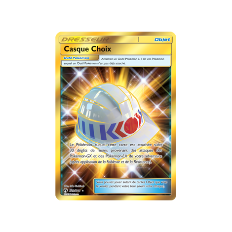 Casque Choix 229/214 : Joyau Holographique rare de l'extension Pokémon Tonnerre Perdu