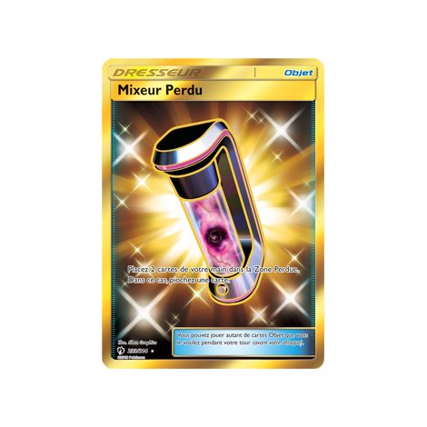 Carte Mixeur Perdu - Holographique rare de Pokémon Tonnerre Perdu 233/214