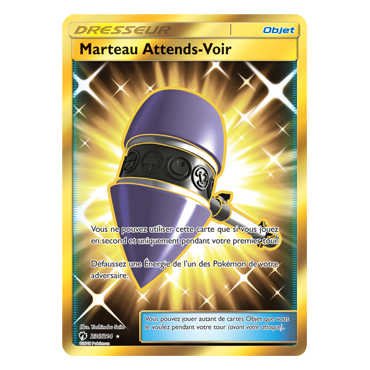 Marteau Attends-Voir 236/214 : Joyau Holographique rare de l'extension Pokémon Tonnerre Perdu