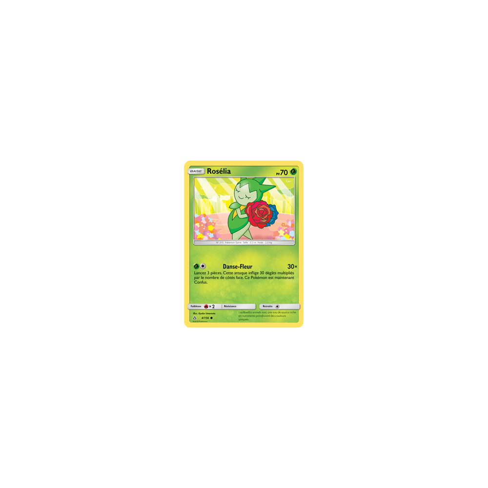 Rosélia 4/156 : Joyau Commune de l'extension Pokémon Ultra-Prisme