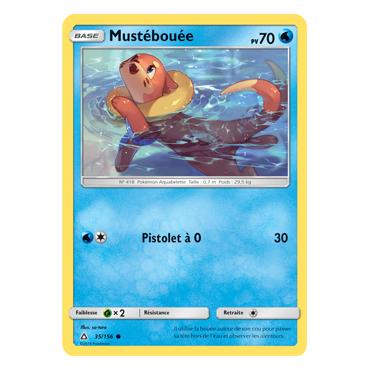 Carte Mustébouée - Commune de Pokémon Ultra-Prisme 35/156