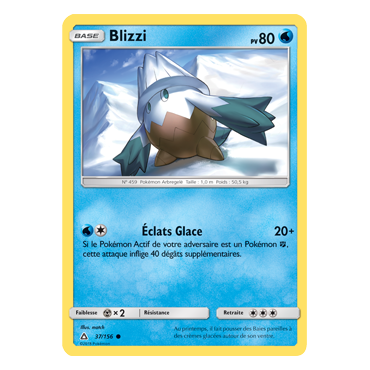 Carte Blizzi - Commune de Pokémon Ultra-Prisme 37/156