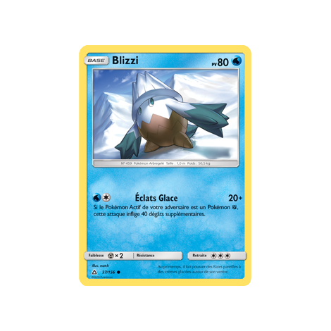 Carte Blizzi - Commune de Pokémon Ultra-Prisme 37/156