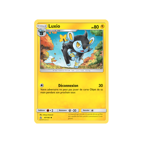 Luxio 47/156 : Joyau Peu commune de l'extension Pokémon Ultra-Prisme