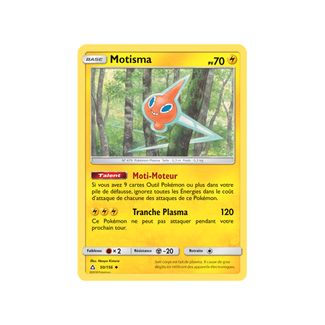 Carte Motisma - Peu commune de Pokémon Ultra-Prisme 50/156