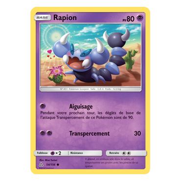 Découvrez Rapion, carte Commune de la série Ultra-Prisme