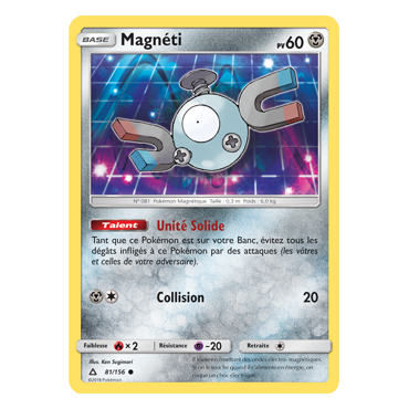 Magnéti 81/156 : Joyau Commune de l'extension Pokémon Ultra-Prisme