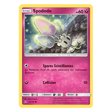 Carte Spododo - Commune de Pokémon Ultra-Prisme 92/156