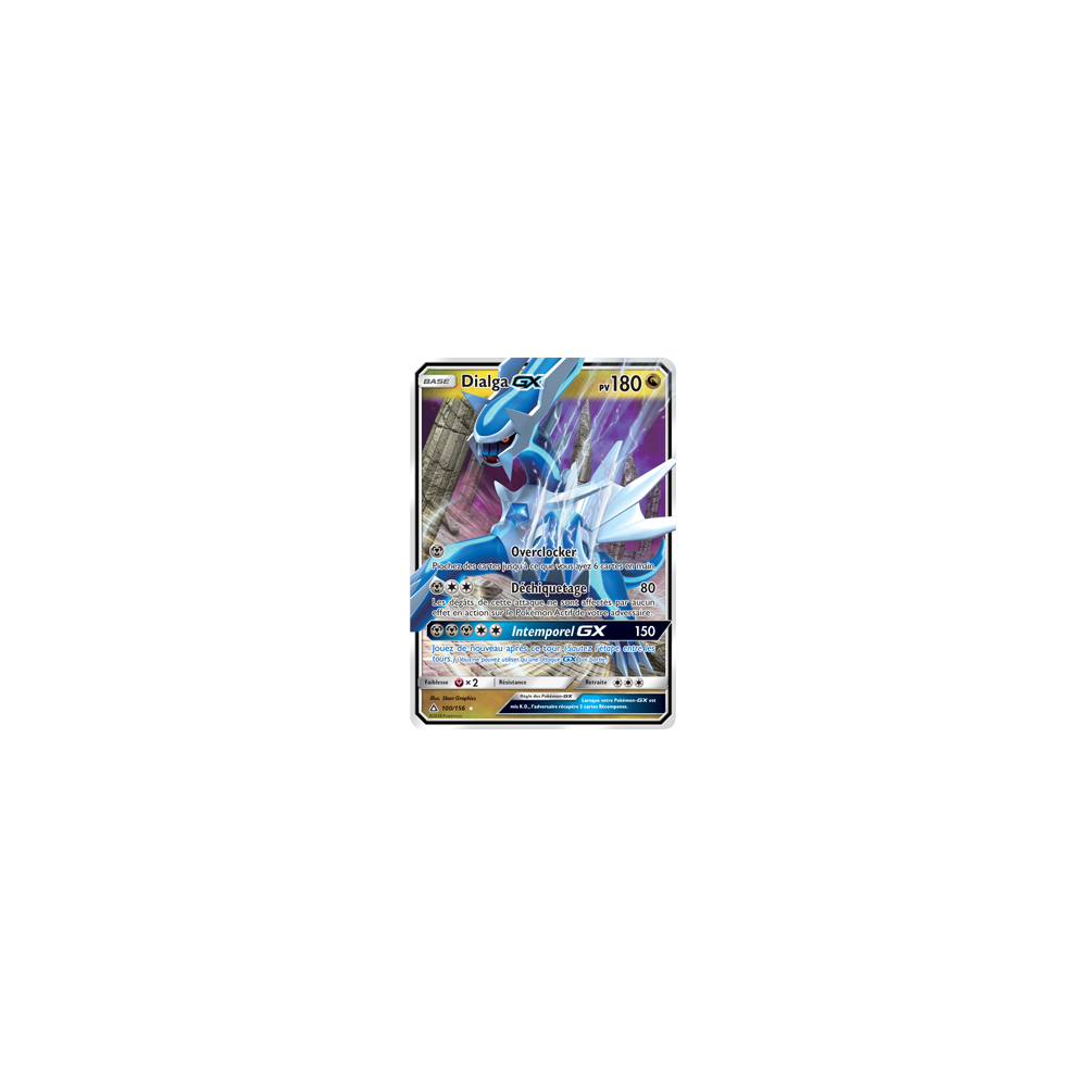 Dialga 100/156 : Joyau Holographique rare GX de l'extension Pokémon Ultra-Prisme