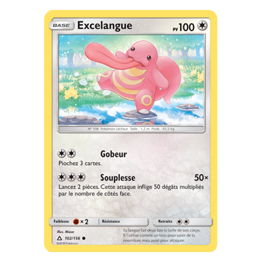 Découvrez Excelangue, carte Commune de la série Ultra-Prisme