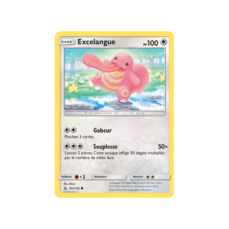 Découvrez Excelangue, carte Commune de la série Ultra-Prisme