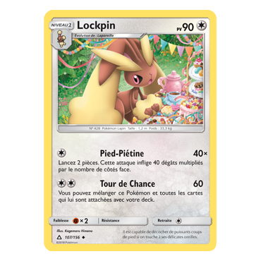 Carte Lockpin - Peu commune de Pokémon Ultra-Prisme 107/156