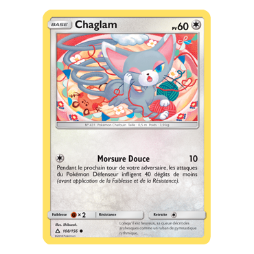 Carte Chaglam - Commune de Pokémon Ultra-Prisme 108/156
