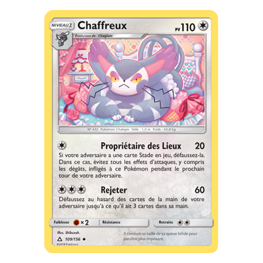 Découvrez Chaffreux, carte Peu commune de la série Ultra-Prisme