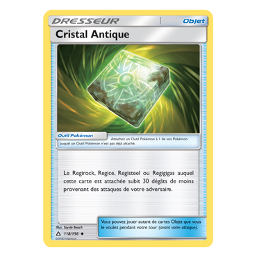 Cristal Antique 118/156 : Joyau Peu commune de l'extension Pokémon Ultra-Prisme