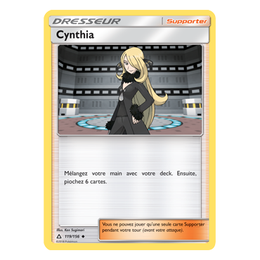 Cynthia 119/156 : Joyau Peu commune de l'extension Pokémon Ultra-Prisme