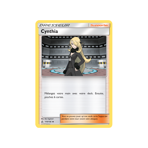 Cynthia 119/156 : Joyau Peu commune de l'extension Pokémon Ultra-Prisme