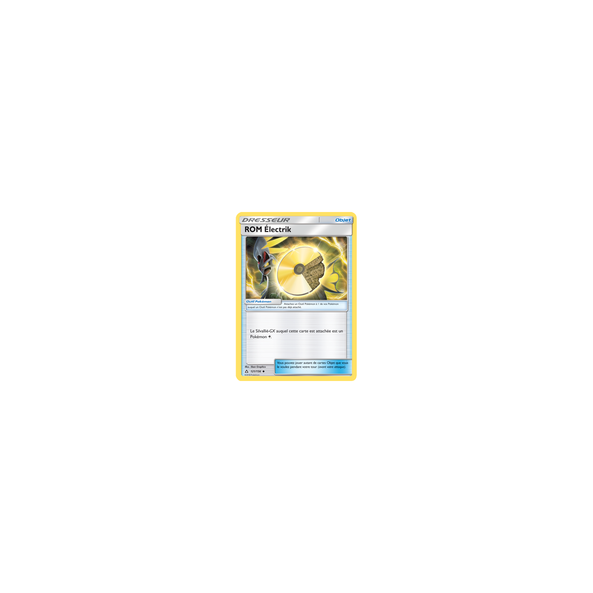 ROM Électrik 121/156 : Joyau Peu commune de l'extension Pokémon Ultra-Prisme