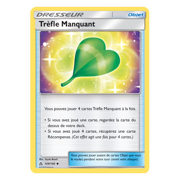 Découvrez Trèfle Manquant, carte Peu commune de la série Ultra-Prisme