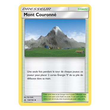 Mont Couronné 130/156 : Joyau Peu commune de l'extension Pokémon Ultra-Prisme