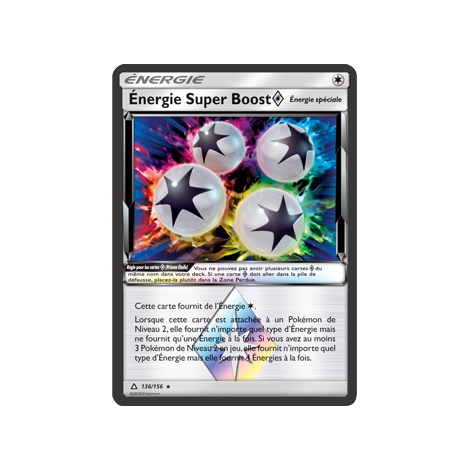 Carte Énergie Super Boost - Prisme Étoile rare de Pokémon Ultra-Prisme 136/156