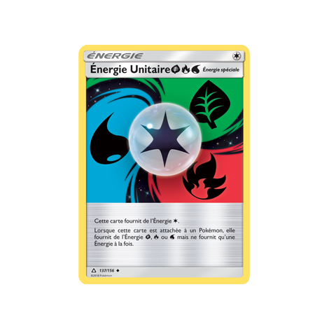 Carte Énergie Unitaire - Peu commune de Pokémon Ultra-Prisme 137/156