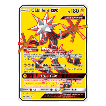Câblifère 142/156 : Joyau Ultra rare de l'extension Pokémon Ultra-Prisme
