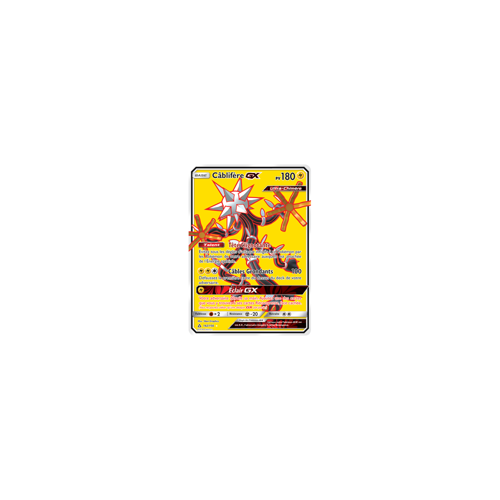 Câblifère 142/156 : Joyau Ultra rare de l'extension Pokémon Ultra-Prisme